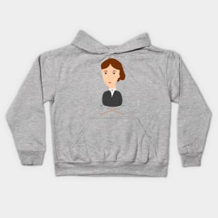 Virginia Woolf Writer Kids Hoodie